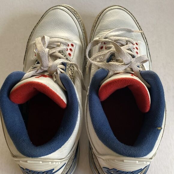 JORDAN 3 Retro OG Mid True Blue Men’s Shoes 2016 # 854263-106 Size 12 - Picture 9 of 10